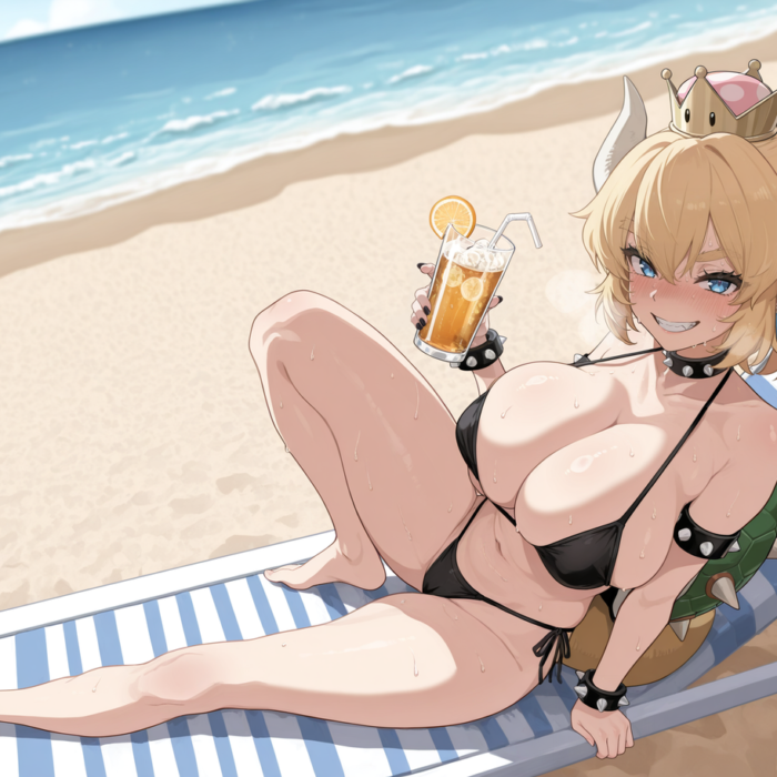 Aqua Beach XXL Desk Mat