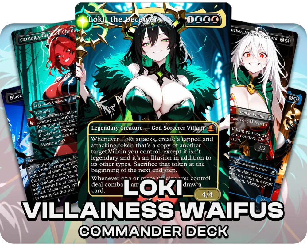 Loki, the Deceiver | Villainess Waifus | Commander Deck — deck cover