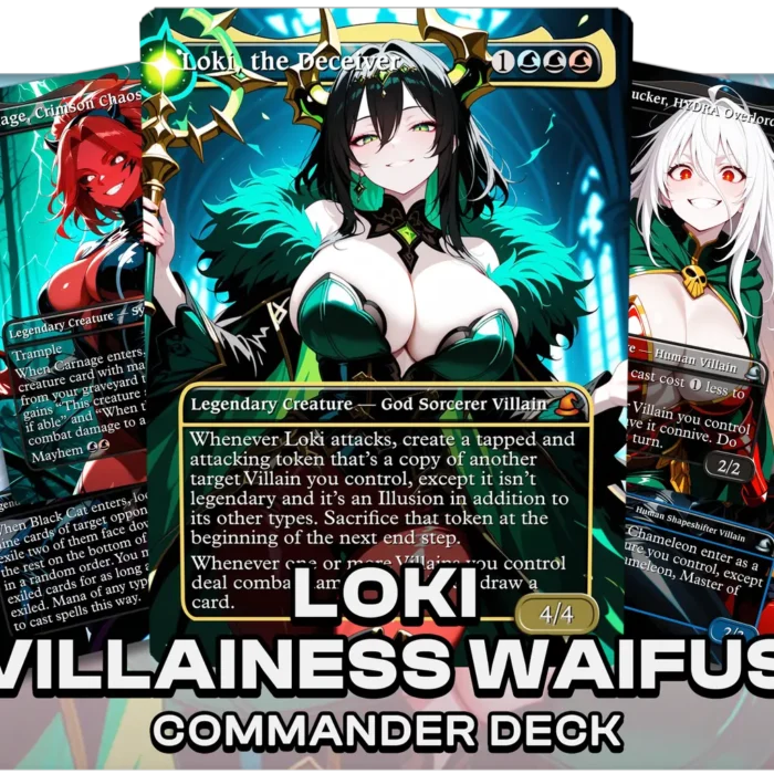 Loki, the Deceiver | Villainess Waifus | Commander Deck — deck cover