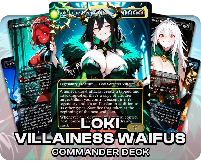 Loki, the Deceiver | Villainess Waifus | Commander Deck — deck cover