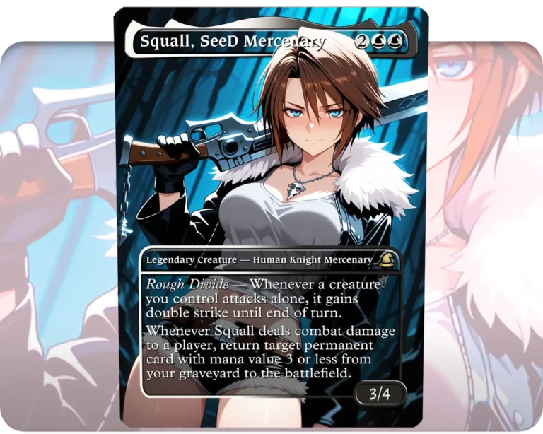 Squall, SeeD Mercenary | MTG Proxy Single