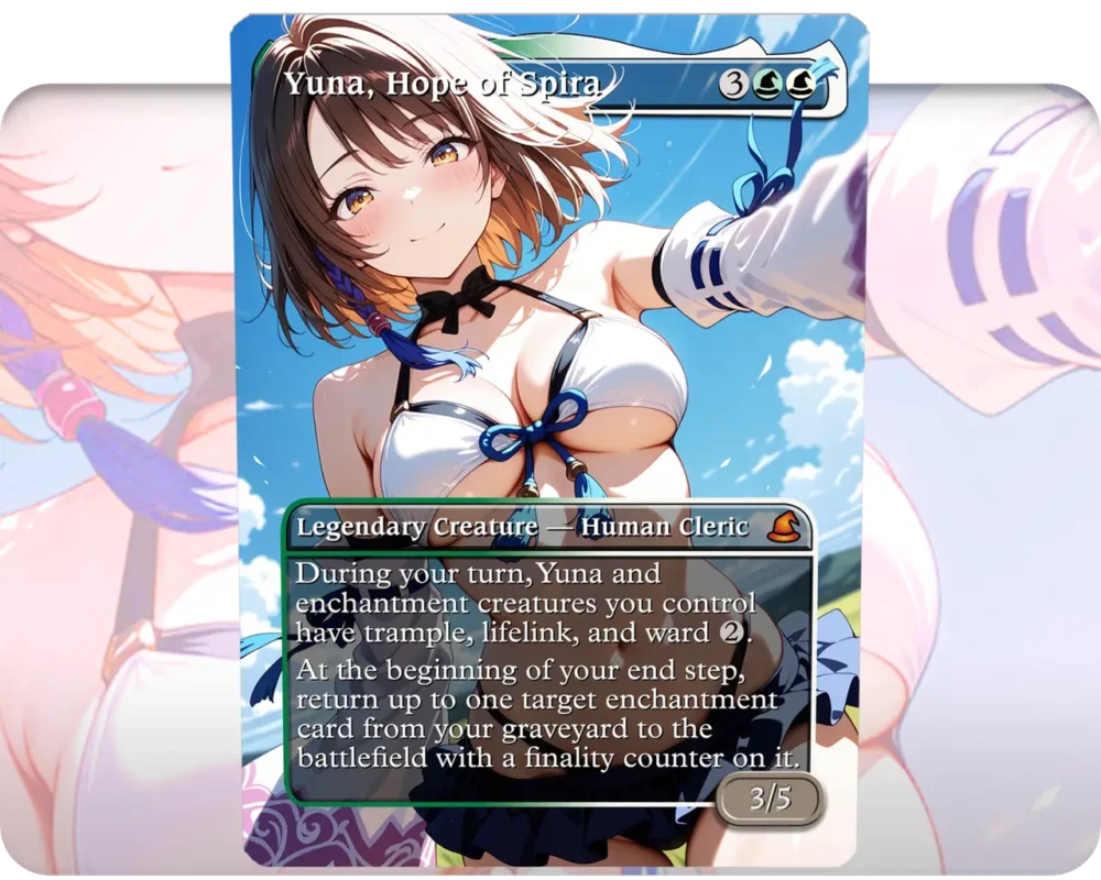 Yuna, Hope of Spira (Edition 1) | MTG Proxy Single