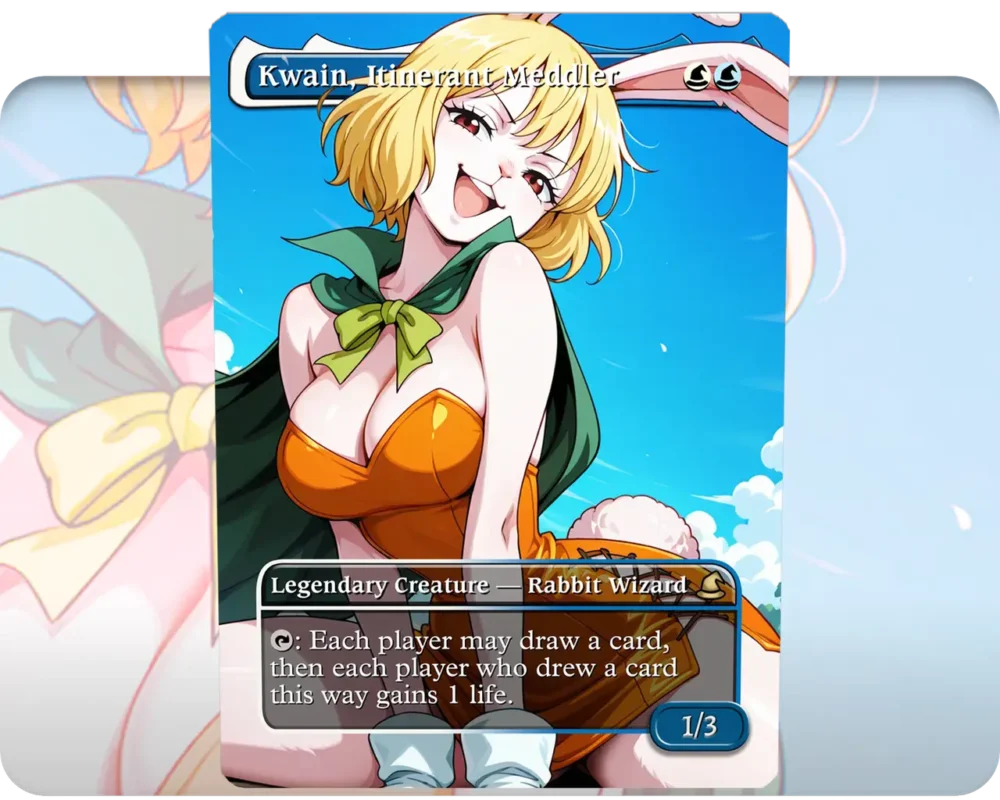 Carrot (One Piece) - Kwain, Itinerant Meddler (Edition 1) | MTG Proxy Single
