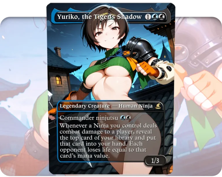Yuriko, the Tiger's Shadow (Yuffie Kisaragi) (Edition 1) | MTG Proxy Single