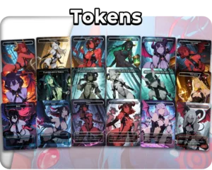 Be'lakor Demons Tribal proxy deck — token artwork overview