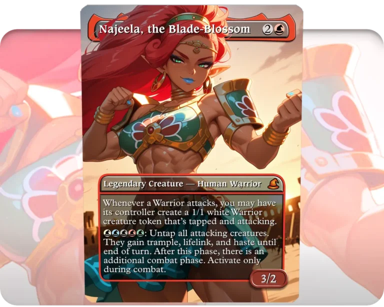 Urbosa (Zelda) - Najeela, the Blade-Blossom | MTG Proxy Single
