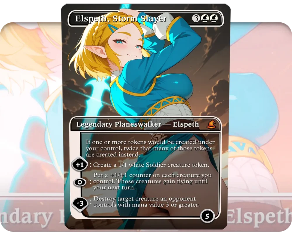 Zelda - Elspeth, Storm Slayer | MTG Proxy Single