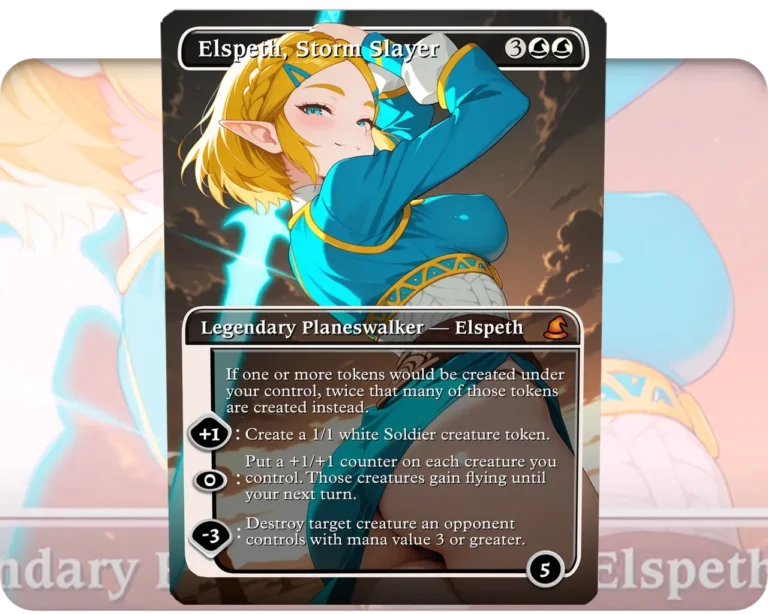 Zelda - Elspeth, Storm Slayer | MTG Proxy Single