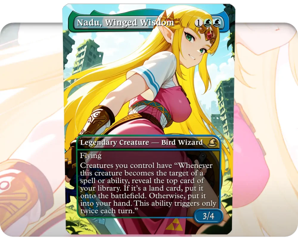Zelda - Nadu, Winged Wisdom | MTG Proxy Single