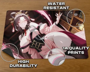 Azami v2 | Lady of Scrolls | Premium Waifu Playmat | Why choose this playmat