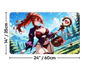 Bre of Clan Stoutarm | Premium Waifu Playmat | Size guide