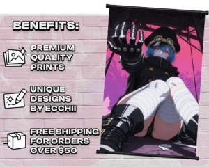 Gunko v2 wall scroll print and feature overview