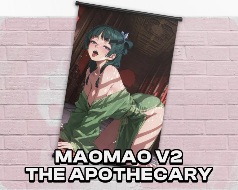 Maomao v2 The Apothecary Diaries wall scroll artwork mockup