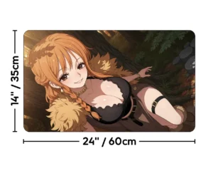 Elbaf Nami | Premium Waifu Playmat | Size guide