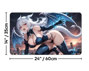 Isilu Love & Hate | Premium Waifu Playmat | Size guide