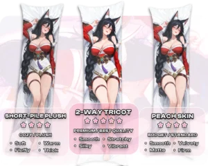 Ahri (League of Legends) | Dakimakura - Fabrics mockup