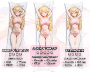 Princess Peach (Super Mario) | Dakimakura - Fabrics mockup