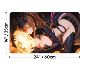 The First Sliver | Premium Waifu Playmat | Size guide