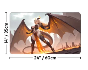 The Ur-Dragon | Premium Waifu Playmat | Size guide