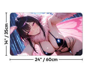 The Wise Mothman | Premium Waifu Playmat | Size guide