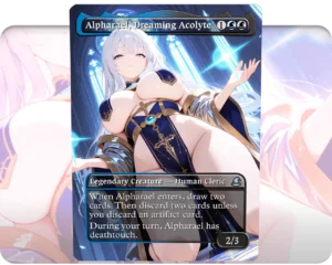 Alpharael, Dreaming Acolyte custom MTG proxy single card artwork