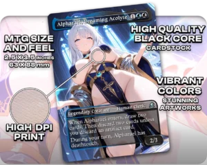 Alpharael, Dreaming Acolyte proxy card size and print guide