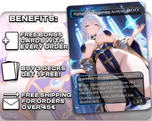 Alpharael, Dreaming Acolyte proxy card promotional artwork
