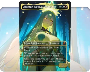 Animar, Soul of Elements custom MTG proxy single card artwork