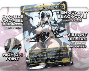 Atraxa, Praetors' Voice proxy card size and print guide