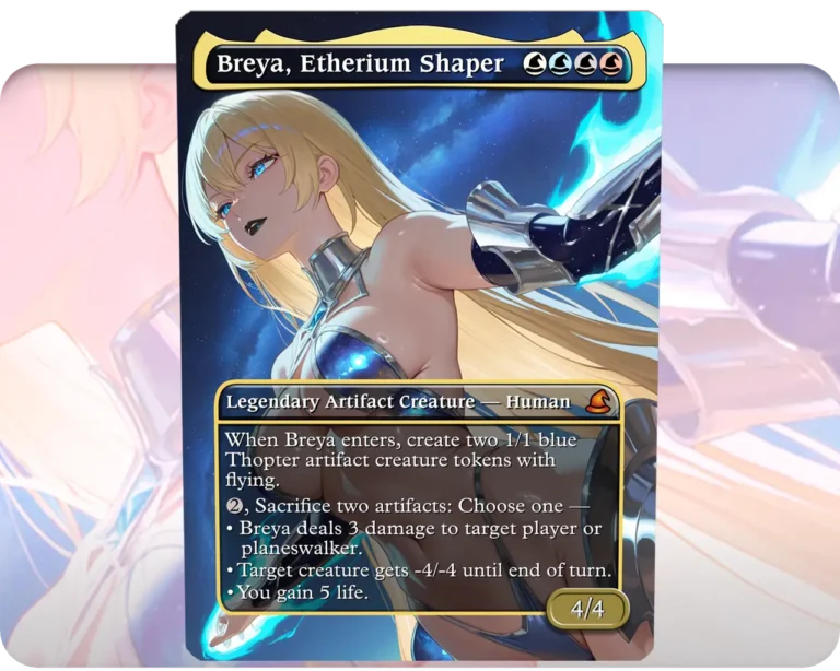 Breya, Etherium Shaper custom MTG proxy single card artwork