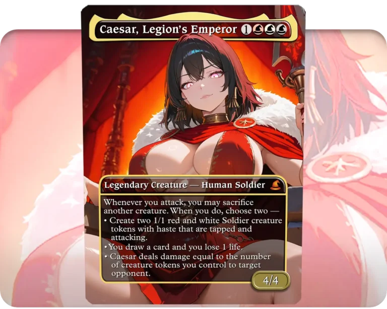 Caesar, Legion's Emperor custom MTG proxy single card artwork