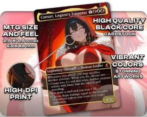 Caesar, Legion's Emperor proxy card size and print guide
