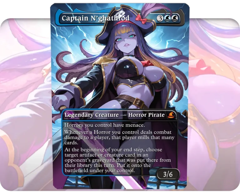 Captain N'ghathrod custom MTG proxy single card artwork