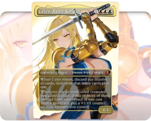 Celes, Rune Knight custom MTG proxy single card artwork