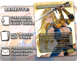 Celes, Rune Knight proxy card promotional artwork