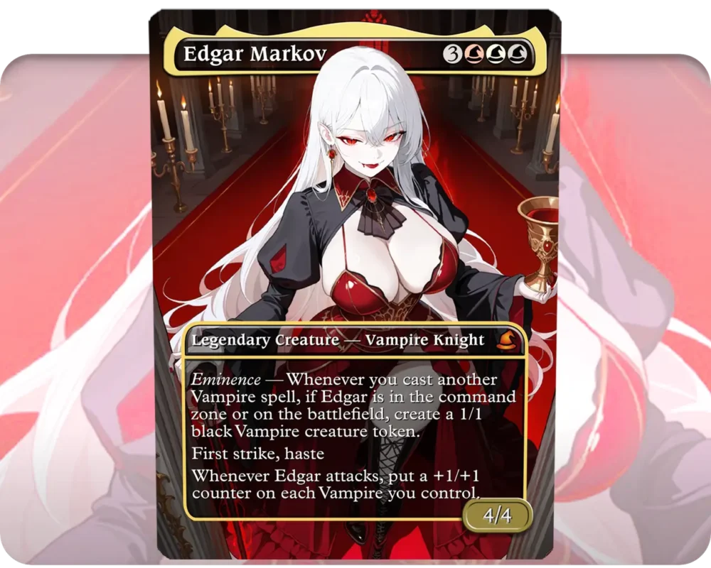 Edgar Markov custom MTG proxy single card artwork