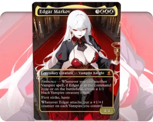 Edgar Markov custom MTG proxy single card artwork