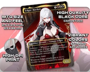 Edgar Markov proxy card size and print guide