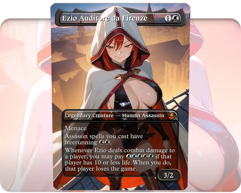 Ezio Auditore da Firenze custom MTG proxy single card artwork