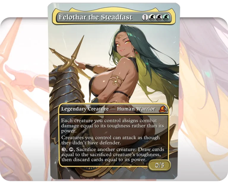 Felothar the Steadfast custom MTG proxy single card artwork