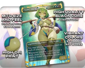 Flubs, the Fool proxy card size and print guide
