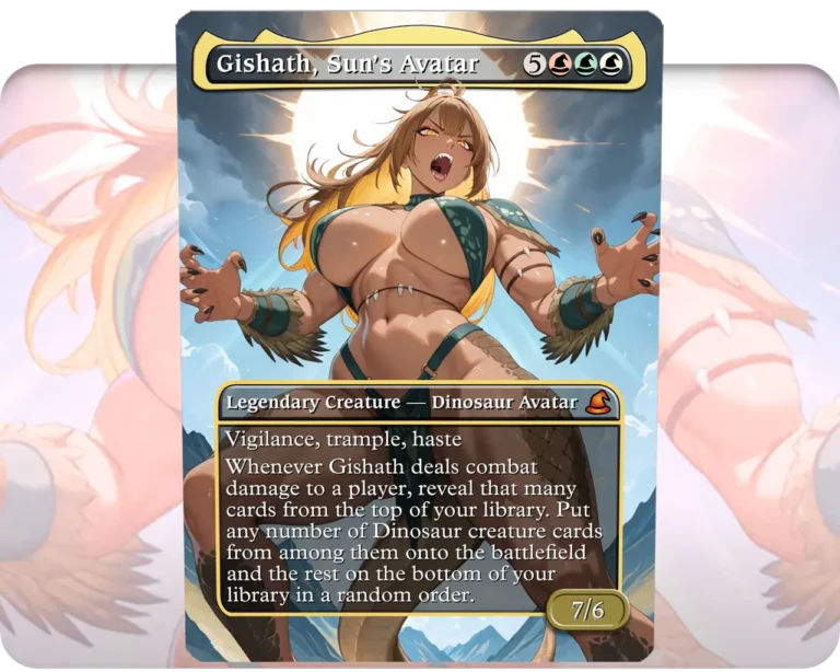 Gishath, Sun's Avatar custom MTG proxy single card artwork