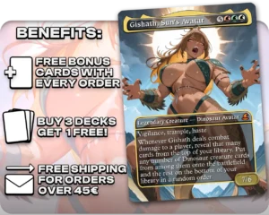 Gishath, Sun's Avatar proxy card promotional artwork