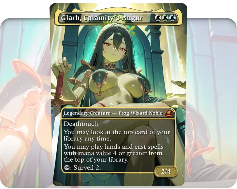 Glarb, Calamity's Augur custom MTG proxy single card artwork