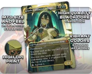 Glarb, Calamity's Augur proxy card size and print guide