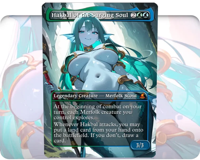 Hakbal of the Surging Soul custom MTG proxy single card artwork