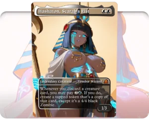 Hashaton, Scarab's Fist custom MTG proxy single card artwork