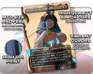Hashaton, Scarab's Fist proxy card size and print guide