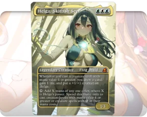 Helga, Skittish Seer custom MTG proxy single card artwork