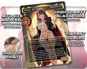 Jodah, the Unifier proxy card size and print guide